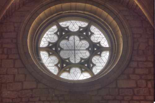 Roseton de la capilla mayor de la iglesia de Irantzu